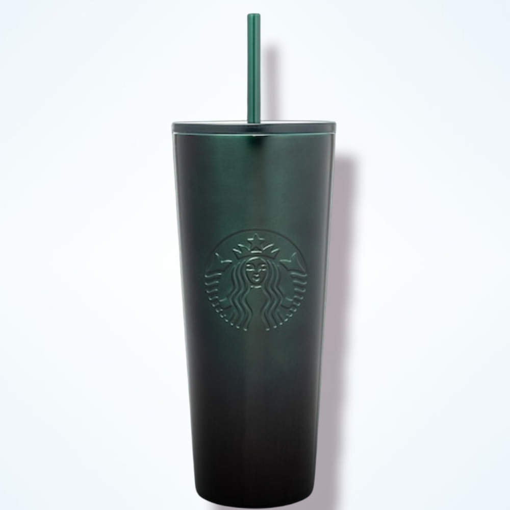 STARBUCKS Green Gradient Stainless-Steel Cold Cup - 24 fl oz
